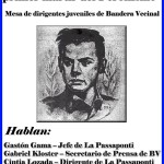 Viernes 16 de octubre: Mesa de dirigentes juveniles de Bandera Vecinal en Casa Patria