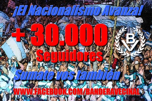Bandera Vecinal superó los 30.000 seguidores en Facebook