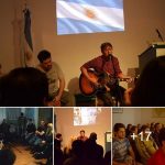 Mucha juventud y fervor nacionalista en el recital de Martín Lahr en Casa Patria