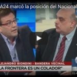 Televisión: Biondini marcó en A24 la posición del Nacionalismo en debate sobre inmigración