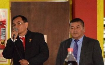 Periódico Bandera en la presentación del Dr. Quito, pre-candidato presidencial del Perú
