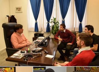 El Rector de la Universidad Nacional de Avellaneda recibió al equipo del periódico Bandera