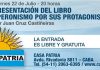 22 de Julio: Presentación del libro «Peronismo por sus protagonistas» en Casa Patria