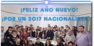 ¡Feliz Año Nuevo! ¡Por un 2017 Nacionalista!